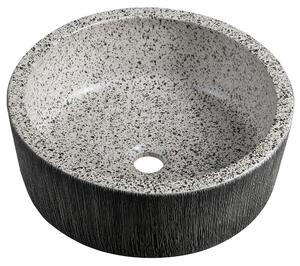 Sapho Sapho, chiuveta ceramica PRIORI deasupra Ø 41 cm, granit, PI035
