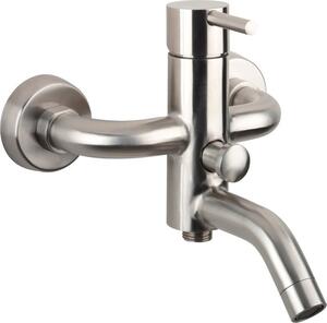 Sapho Sapho, robinet pentru cada montat pe perete MINIMAL, oțel inoxidabil, MI010