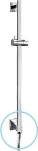 Sapho Sapho, Suport de duș glisant, ieșire apă, 620 mm, crom, 1202-04