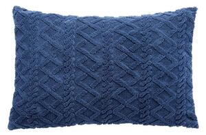 Set de 2 feţe pernă INVERNO albastru închis 50 x 70 cm