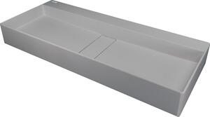 Deante Blur, lavoar blat granit 800x400x120 mm, gri metalic, DEA-CQB_SU8S