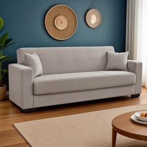 Canapea Extensibila 3 Locuri Vox, gri deschis, 214x83x82 cm