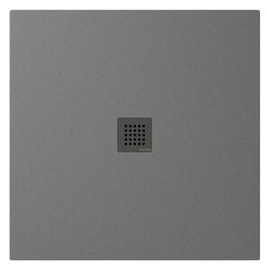 Polysan Polysan, cadita de dus TRENECA din marmura turnata cu posibilitate de reglare a dimensiunii 90x90cm, gri mat, 84300.31