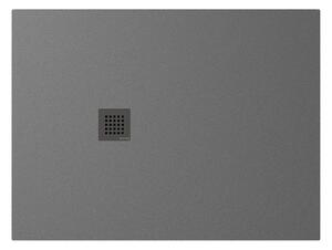 Polysan Polysan, cadita de dus TRENECA din marmura turnata cu posibilitate de reglare a dimensiunii 120x90cm, gri mat, 84307.31