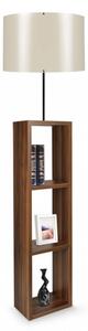 Lampa de Podea AYD-1768, Soclu E27, Max 60W, Culoare Nuc / Crem