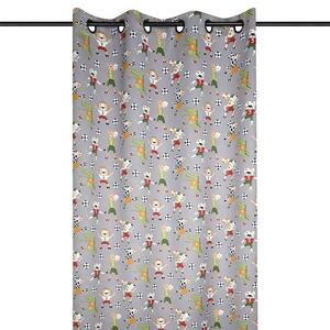 Draperie BLACKOUT FOTBAL, gri, 140 x 260 cm 1 buc