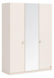 Dulap cu 3 usi si oglinda pentru camera copii , 150x214x62 cm, colectia Varia