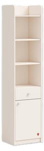 Biblioteca pentru copii cu rafturi si sertar 43x184x38 cm, colectia Varia