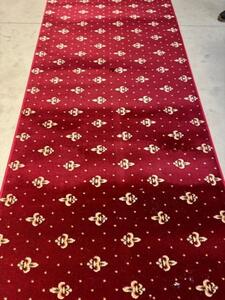 Traversa Covor, Lotos 15066, Grena, Model Bisericesc, Latime 120 cm, Diverse Lungimi, 1800 gr mp