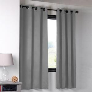 Draperie groasă blackout NOTTE gri 135 x 180 cm 1 buc