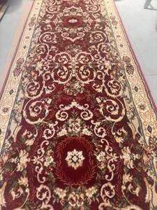 Traversa Covor, Lotos 15002, Grena, Latime 80 cm, Diverse Lungimi