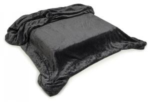 Pătură gri închis de înaltă calitate Lăţime: 200 cm | Lungime: 220 cm