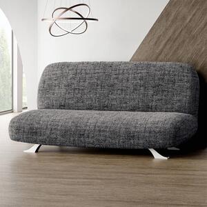Huse bielastice VITTORIA gri 2fotoliu cu manere de lemn (l. 80 -140 cm)