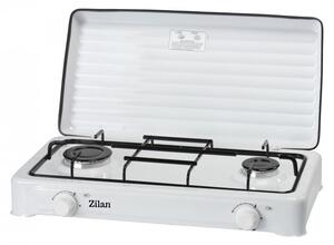 Aragaz 2 ochiuri ZILAN ZLN0025A, culoare alb utilizare numai GPL butelie