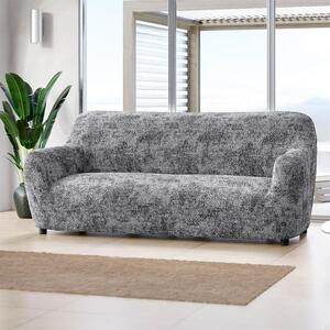 Huse bielastice MARMO gri fotoliu triplu (l. 170 - 220 cm)