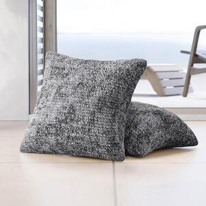 Huse bielastice MARMO gri feţe de pernă 2 buc (40 x 40 cm)