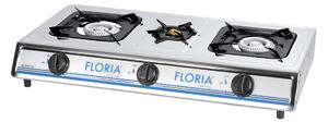 Aragaz cu 3 ochiuri inox, Floria ZLN8472