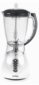 Blender FLORIA ZLN3081 ALB, Putere 300W, capacitate 1.5L, 3 viteze, Functie pulss, vas de plastic