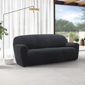 Huse super elastice HARMONIA antracit fotoliu dublu (l. 140 - 180 cm)