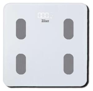 Cantar corporal Zilan ZLN8979 din sticla securizata, capacitate 3-180kg, Aplicatie OKOK, Display LCD