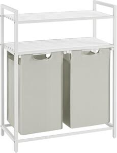 Cos de rufe Vasagle Alb 46L, 73 x 33 x 92 cm