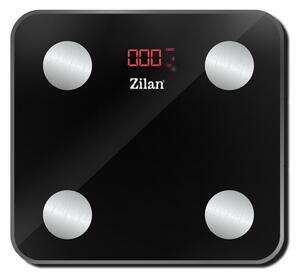 Cantar corporal Zilan ZLN9007 din sticla securizata, capacitate 3-180kg, Aplicatie OKOK, Display LED