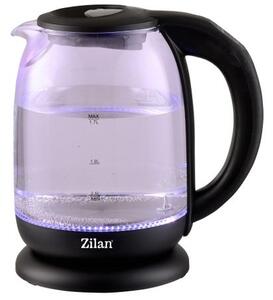 Fierbator Apa ZILAN ZLN3956, 2200W, 1.7L, Control Temperatura, Iluminare LED, Sticla
