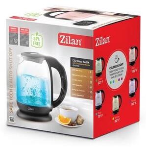 Fierbator Apa ZILAN ZLN3956, 2200W, 1.7L, Control Temperatura, Iluminare LED, Sticla