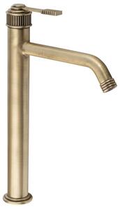 Sapho Sapho, baterie lavoar cu piedestal VERSI, pipă extinsă, bronz, RV007/18