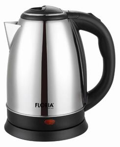 Fierbator din inox Floria ZLN6159 Argintiu, 1.8L, indicator luminos, putere 1800W
