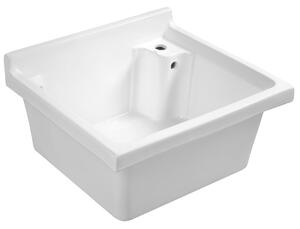 Aqualine Chiuvetă ceramică Aqualine, 62x55cm, cu preaplin, WH625