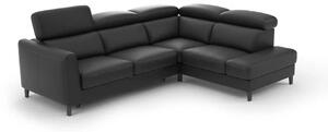 Coltar extensibil Boston din piele naturală