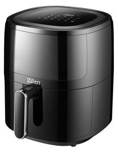 Friteuza Zilan ZLN9983 tip air fryer, 1500W, capacitate 5L, temperatura maxima 200 grade, Negru