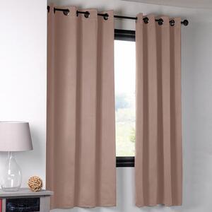Draperie groasă blackout NOTTE pudră 135 x 180 cm 1 buc