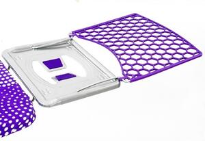 Masa de calcat ZILAN ARGENTO ZLN3499, suprafata de lucru 118x42 cm, blat metalic, suport pentru fierul de calcat, suport rufe
