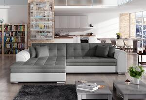 Colțar extensibil PALERMO, 294x80x196, sawana05/madryt511 (soft17), stânga