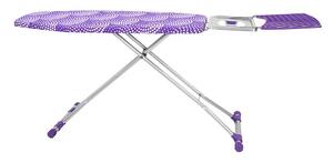 Masa de calcat ZILAN ARGENTO ZLN3499, suprafata de lucru 118x42 cm, blat metalic, suport pentru fierul de calcat, suport rufe
