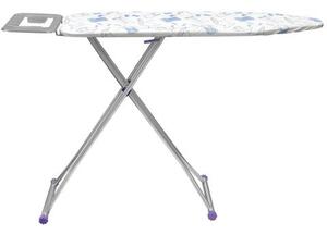 Masa de calcat ZILAN ZLN7666, suprafata de lucru 110x33 cm, blat plasa metalica, suport pentru fierul de calcat