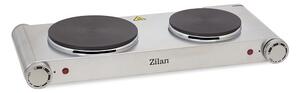 Plita electrica inox ZILAN ZLN0542, 58x33 cm, 2 ochiuri, 2250W