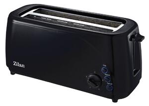 Prajitor paine dublu Zilan ZLN2713, Negru, 1400W, 5 grade rumenire si functii multiple