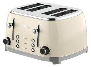 Prajitor de paine Retro Zilan ZLN1214, 4 felii de paine, 1500W, 6 trepte, dezghetare, reincalzire, picioruse antiderapante