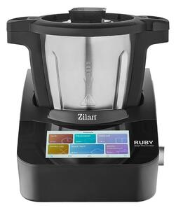 Robot de bucatarie Zilan ZLN9341 RUBY multifunctional Thermorobot, 1700W, 4.7L, Ecran color TFT cu touchscreen de 7 inch, 18 Functii, WiFi, Aplicatie mobila