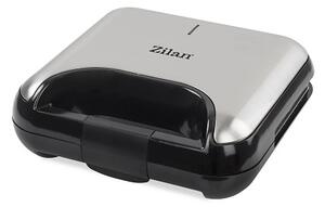 Sandwich-maker ZILAN 5 in 1 ZLN3932, Negru Inox 800 W, 5 tipuri de placi grill, triunghi, sandwich, waffle, nuci