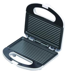Sandwich Maker Floria ZLN0830 Alb, Putere 750W, Placa de tip grill, Antiaderenta, indicator luminos
