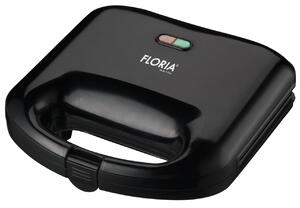 Sandwich-maker Floria ZLN4304, Negru, 750 W, Placi antiaderente model triunghi