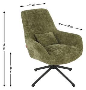 Scaun Living Rotativ LCM0102AS Verde