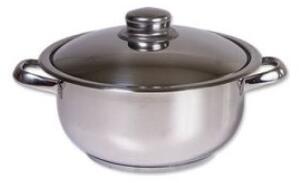 Oala inox cu capac ZLN7239, COCINERA,diametru 20 cm,capacitate 2L