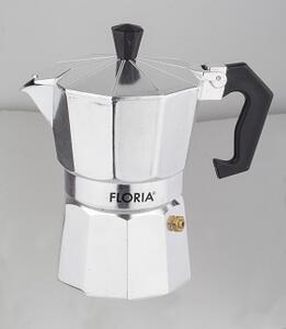 Cafetiera Espresso Floria ZLN2485, 3 cesti, 150 ml, O8 cm, aluminiu, Argintiu