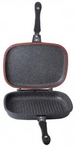 Tigaie dubla ZILAN ZLN9522,culoare negru Diametru 30 cm, garnitura silicon rezerva