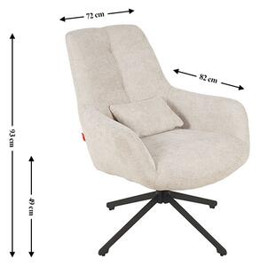 Scaun Living Rotativ LCM0102AS Bej